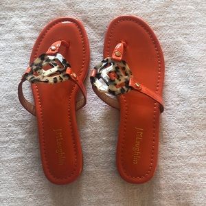 J Mcglaughlin Orange Sandals